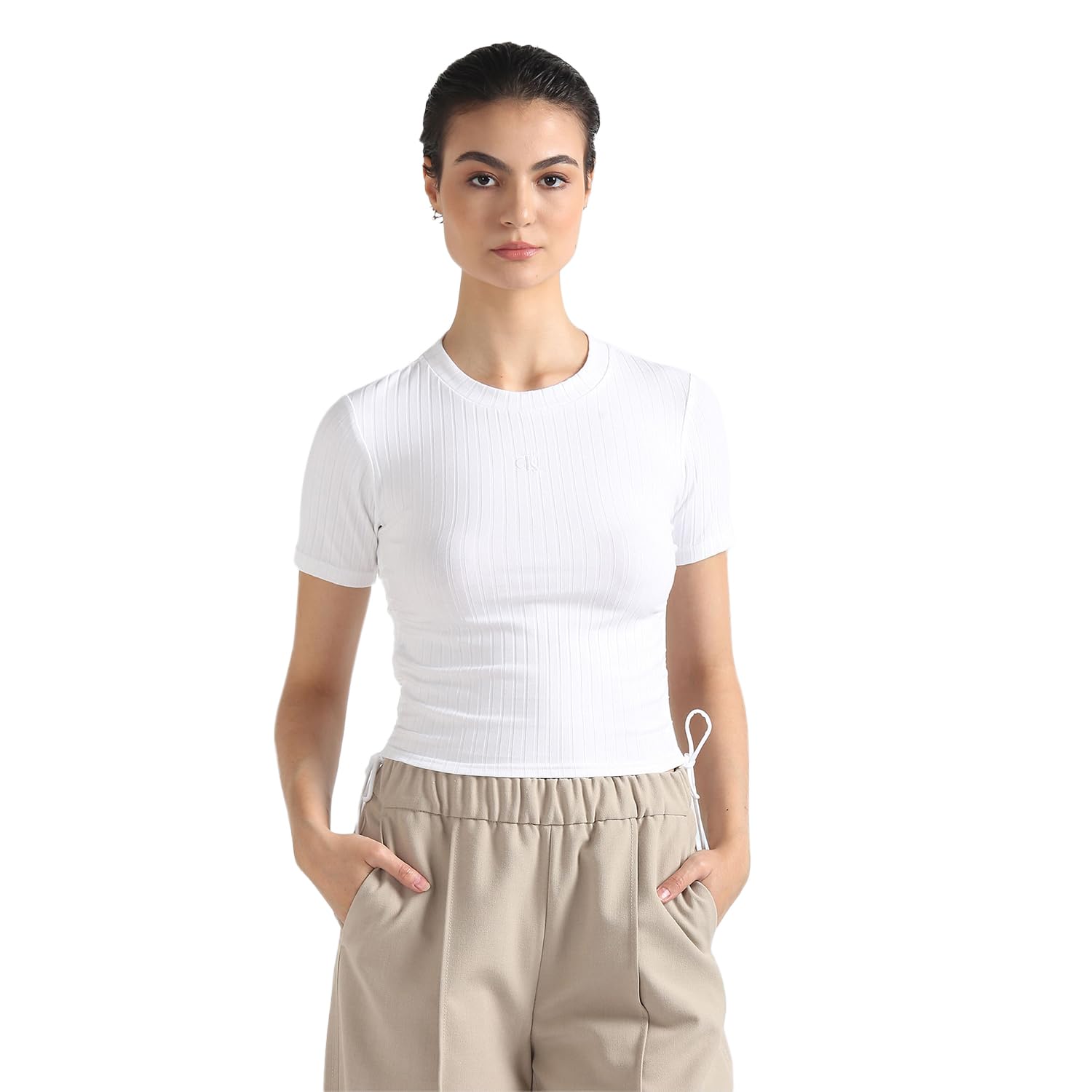 calvin klein Department480 Ribbed Slim Fit T Shirt-picture-52