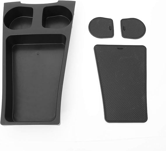 DNA MOTORING Center Console Cup Holder Compatible with 10-15 Prius, Organizer Storage Box Replacement, ZTL-Y-0069