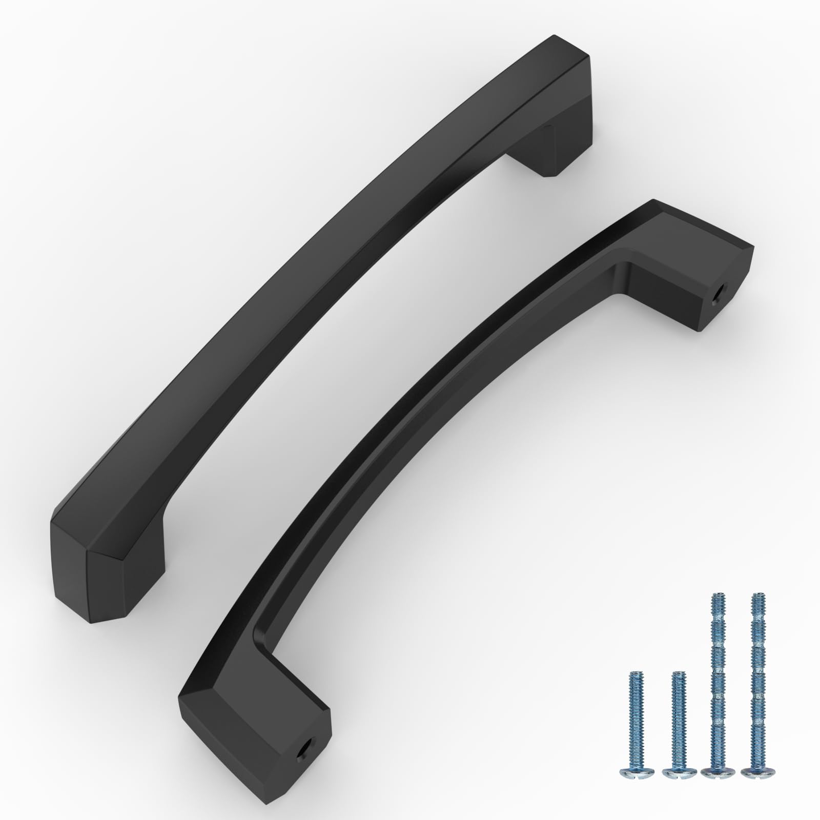 Photo 1 of KNOKLOCK 10 Pack 4 Inch(102mm) Kitchen Cabinet Handles Matte Black Cabinet Pulls Kitchen Cabinet Hardware Drawer Pulls for Dresser Cupboard Wardrobe