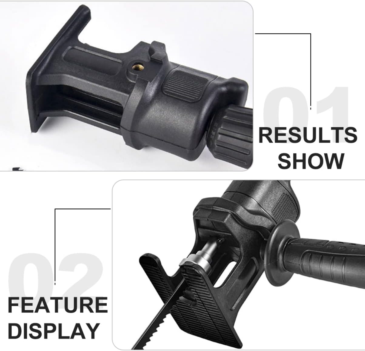 Holibanna 1set Power Drill Saws Adapter Electric Drill to Reciprocating Saw Converter for Woodworking Lightweight and Portable Easy Blade Replacement