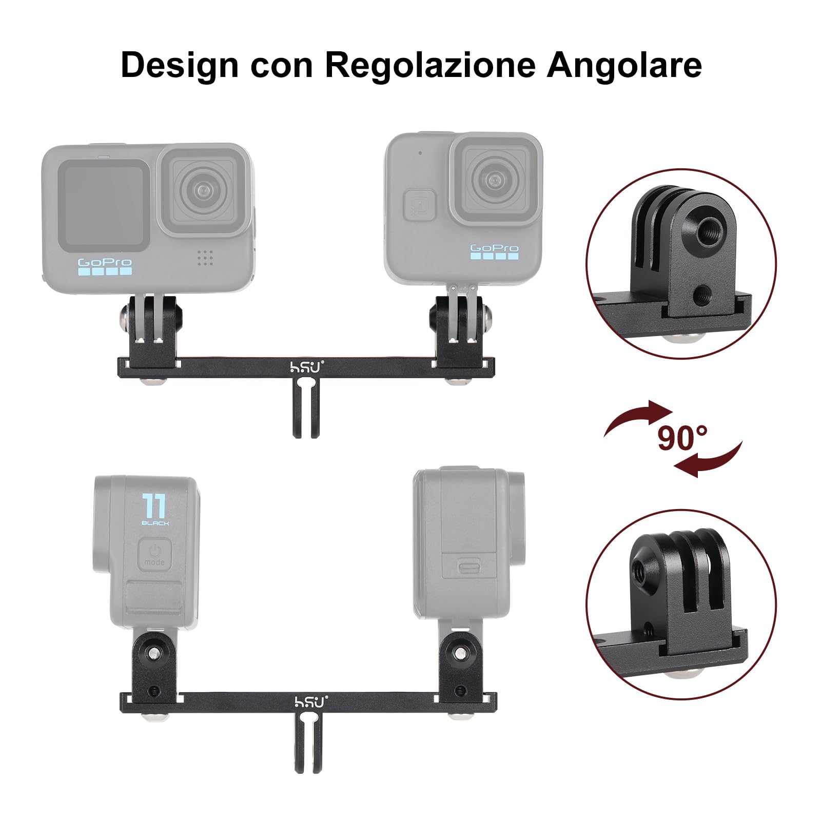 SUPPORTO RAM MOUNT RAP B 383 SPO4 PER BINARIO SLITTA KAYAKS PER SPOT Gen 3 - Foto 2