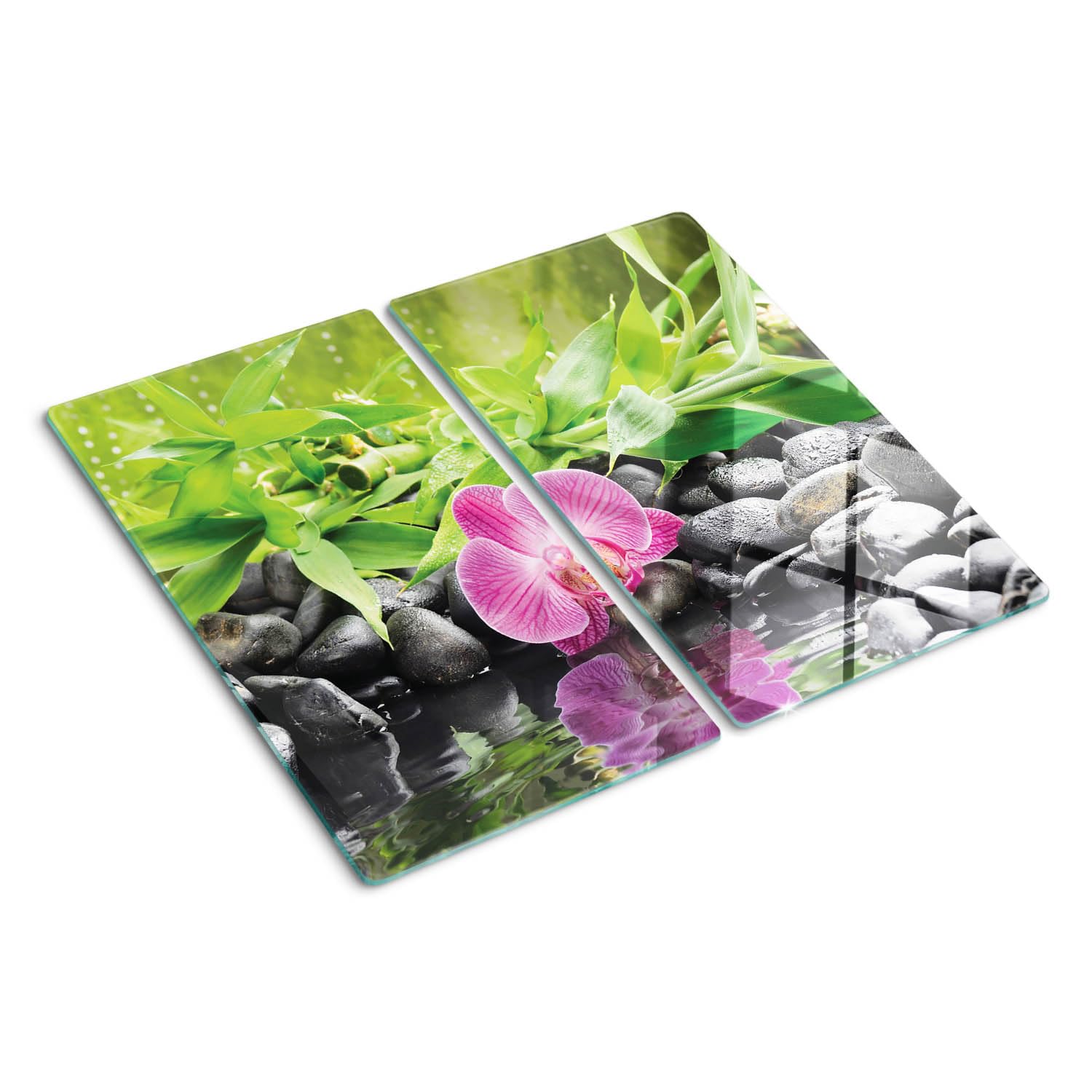 Planche à découper en verre hygiénique anti-rayures motif tournesol