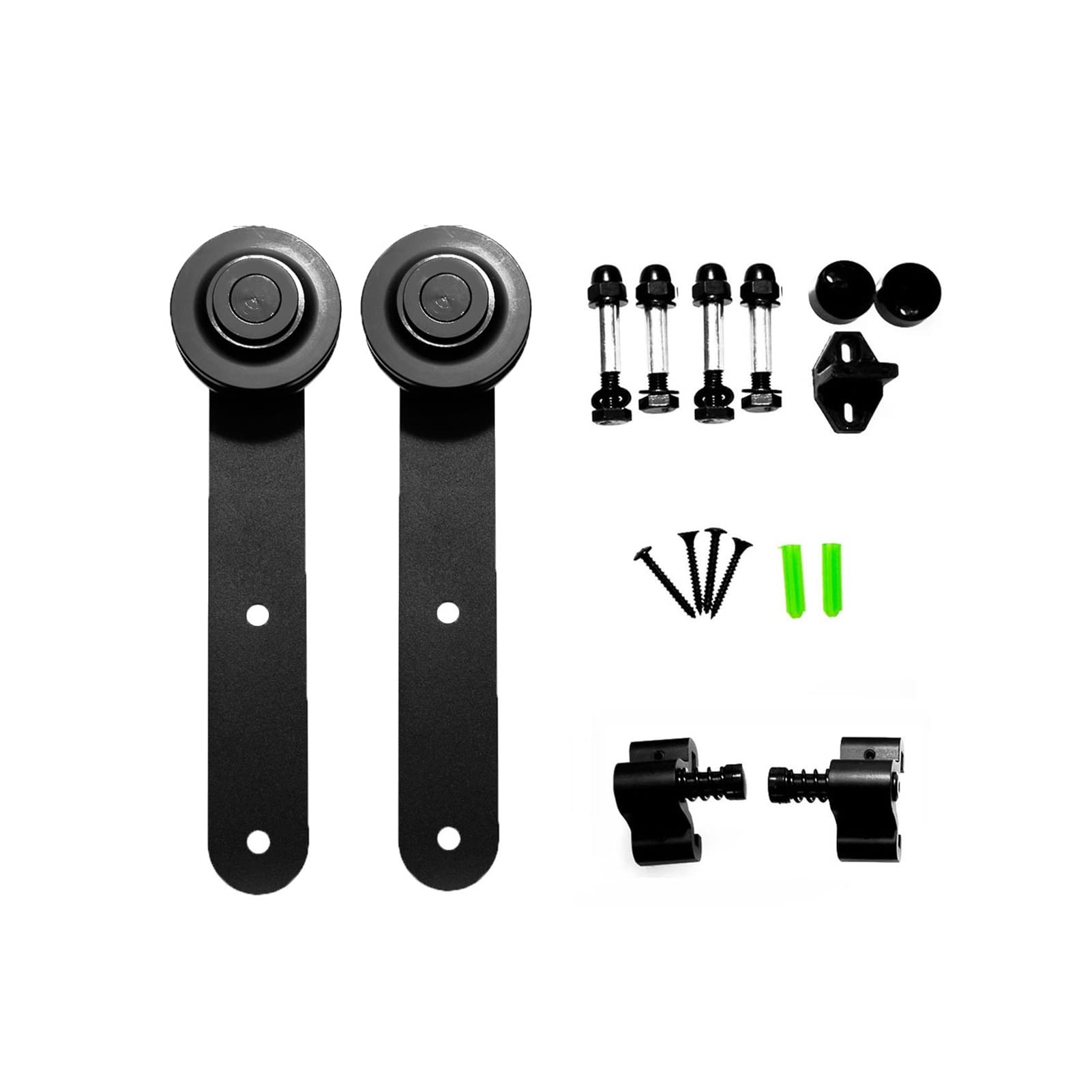 Sliding Door Hardware Sliding Barn Door Hardware Kit Barn Rollers for Closet Sliding Door Only Rollers in Round Shape