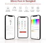 Sengled Ampoules de lumière intelligentes, Ampoule de lumière Alexa changeant la couleur Mesh Bluetooth, Ampules intelligentes qui fonctionnent avec Alexa seulement, Dimmable LED Ampoule A19 E26 Multicolore, Haute CRI, Haute Luminosité 8.7W 800LM, 1Pack
