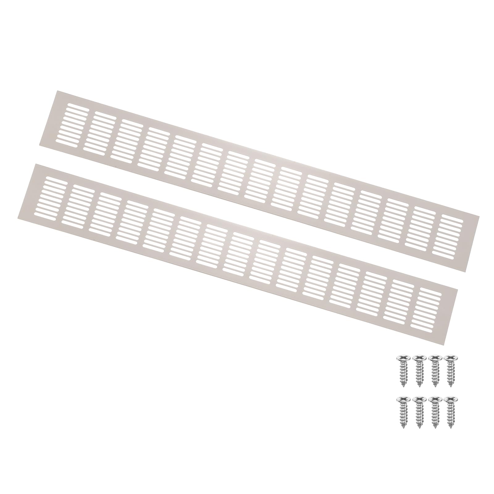 Grille d'aération en aluminium gris anti-humidité pour armoire