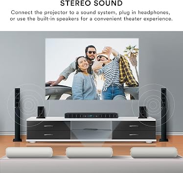 150 LCD Home Theater Projector (Black)