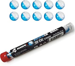 Hawki .50 Cal or .68 Cal Pepper Balls or Powder Balls Less Lethal for Paintball Guns