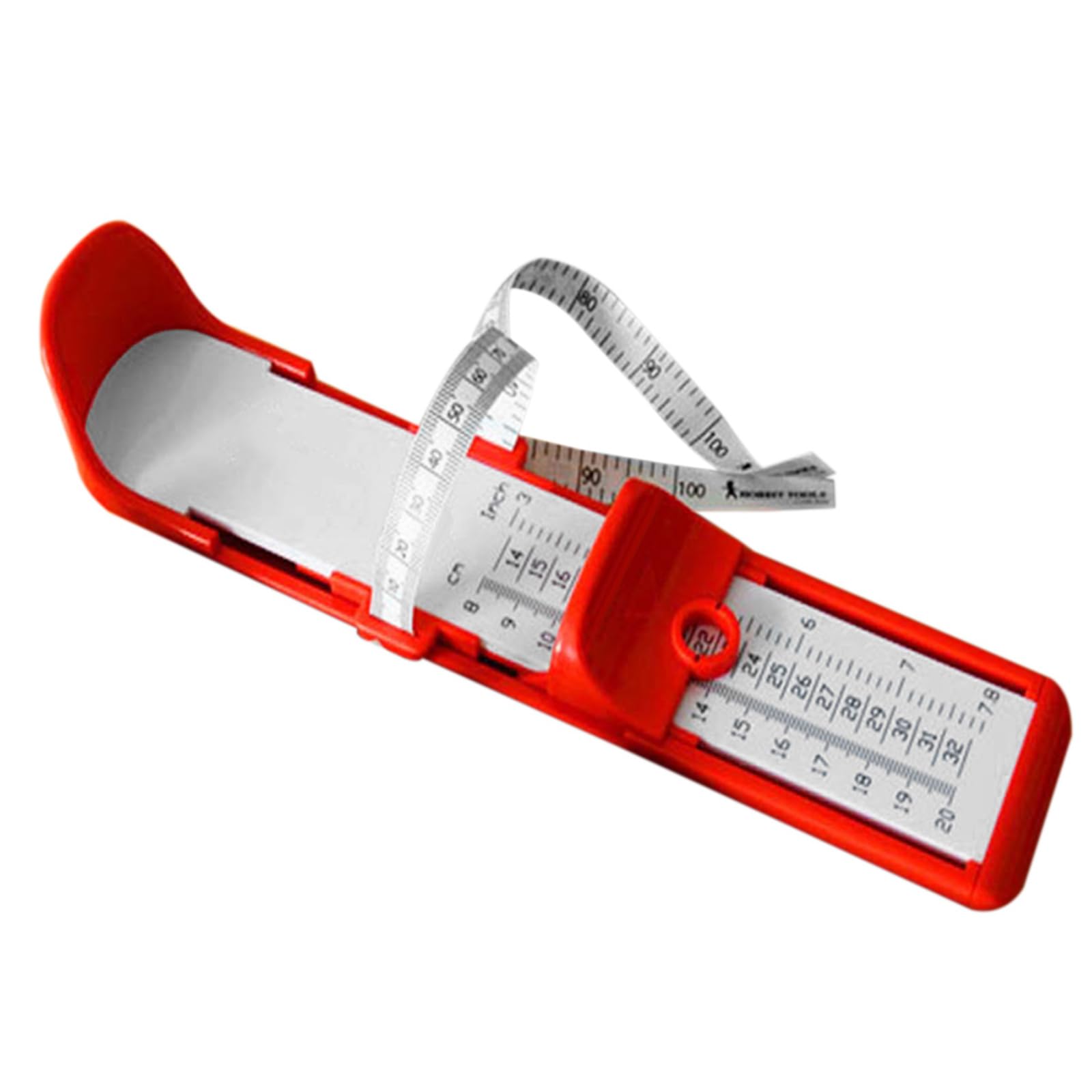 Uqezagpa Red 20Cm Foot Gauge For Feet Length And Width Assessment To Correct Shoe Sizing Kids Foot Length Measure Gauge