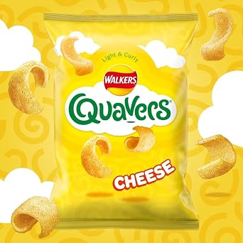 Walkers Quavers Cheese Multipack Snacks Crisps 20x16g