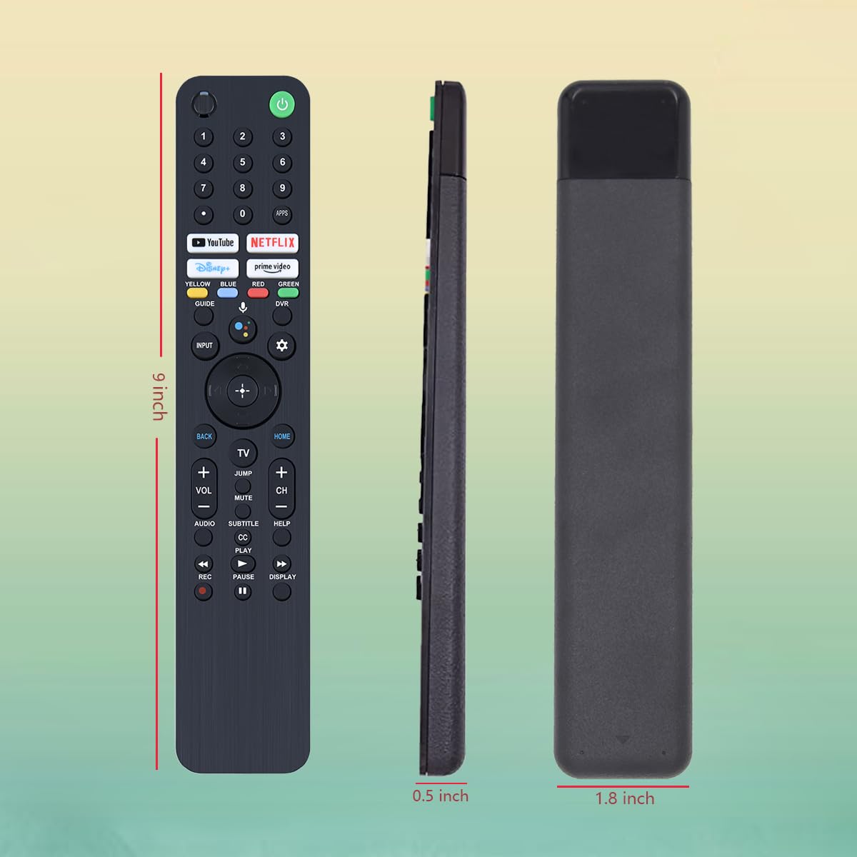 GHUST RMF-TX520U Telecomando vocale di ricambio per Sony Smart TV KD-75X79J KD-75X80CJ KD-75X81J KD-75X85J KD-85X85J KD-85X91CJ KD-85X91J XR-50X90J XR-50X94J XR-5A94J 84J XL 75X95J XR-75Z9J XR-77A80J