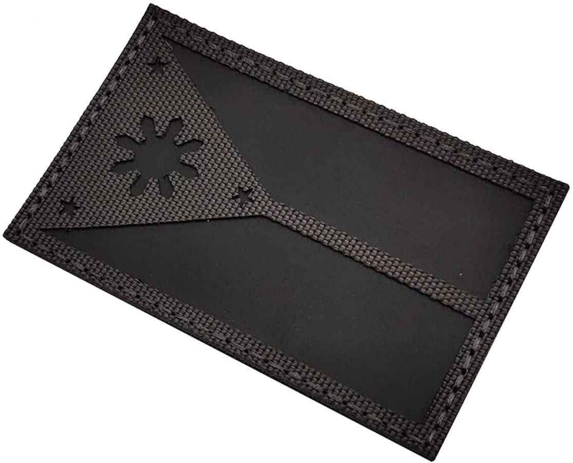 Toppa riflettente a infrarossi con bandiera delle Filippine, tattica, militare, per braccio, badge, gancio da cucire, per abbigliamento, zaini