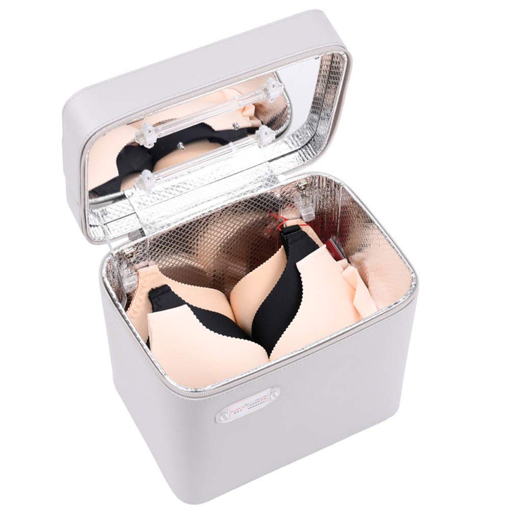 UV light Sanitizer Bag, Portable with Cell Rechargeable Endurable with Sanitizing UVC light sanitizer bag,for Phone/Underwear/Nail Salon Equipment/Eyeglasses/Jewelry and Beauty Tools