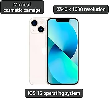 Amazon.com: Apple iPhone 13 Mini, 128GB, Starlight - Unlocked