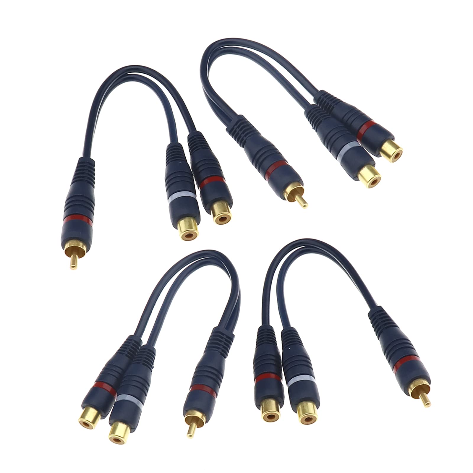 SPORTARC 2 Adattatori Per RCA Audio A Y, Da 1 Maschio A 2 Femmine - Foto 7