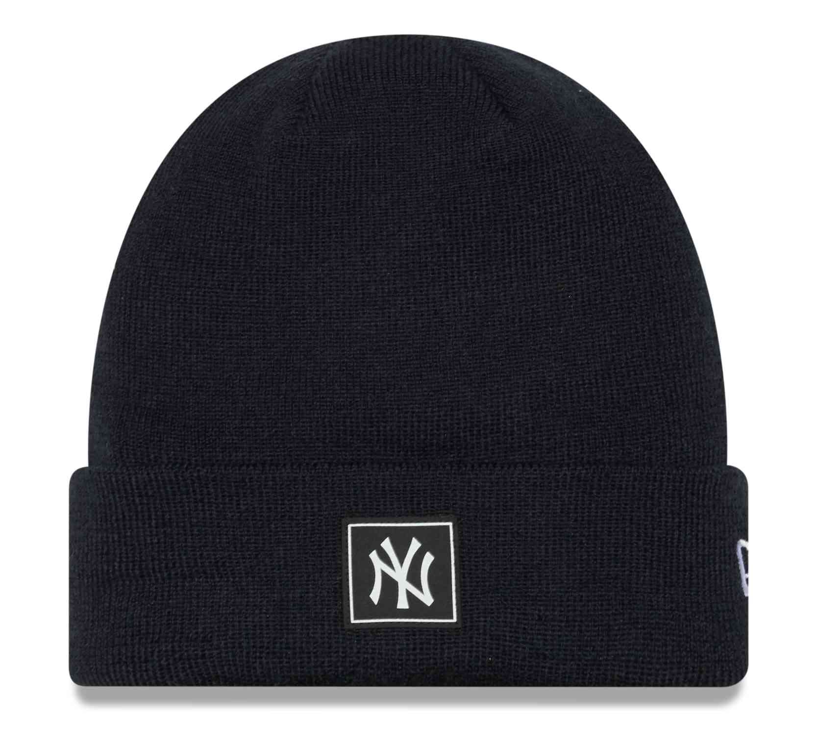New Era Men's Black - Mlb New York Yankees Team Cuff Beanie