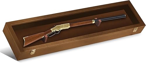 Miniatura 21 de PENNZONI Vitrina de pistola – vitrina de rifle con cerradura – Armarios de armas para rifles y escopetas – Montaje en pared de espada, vitrina