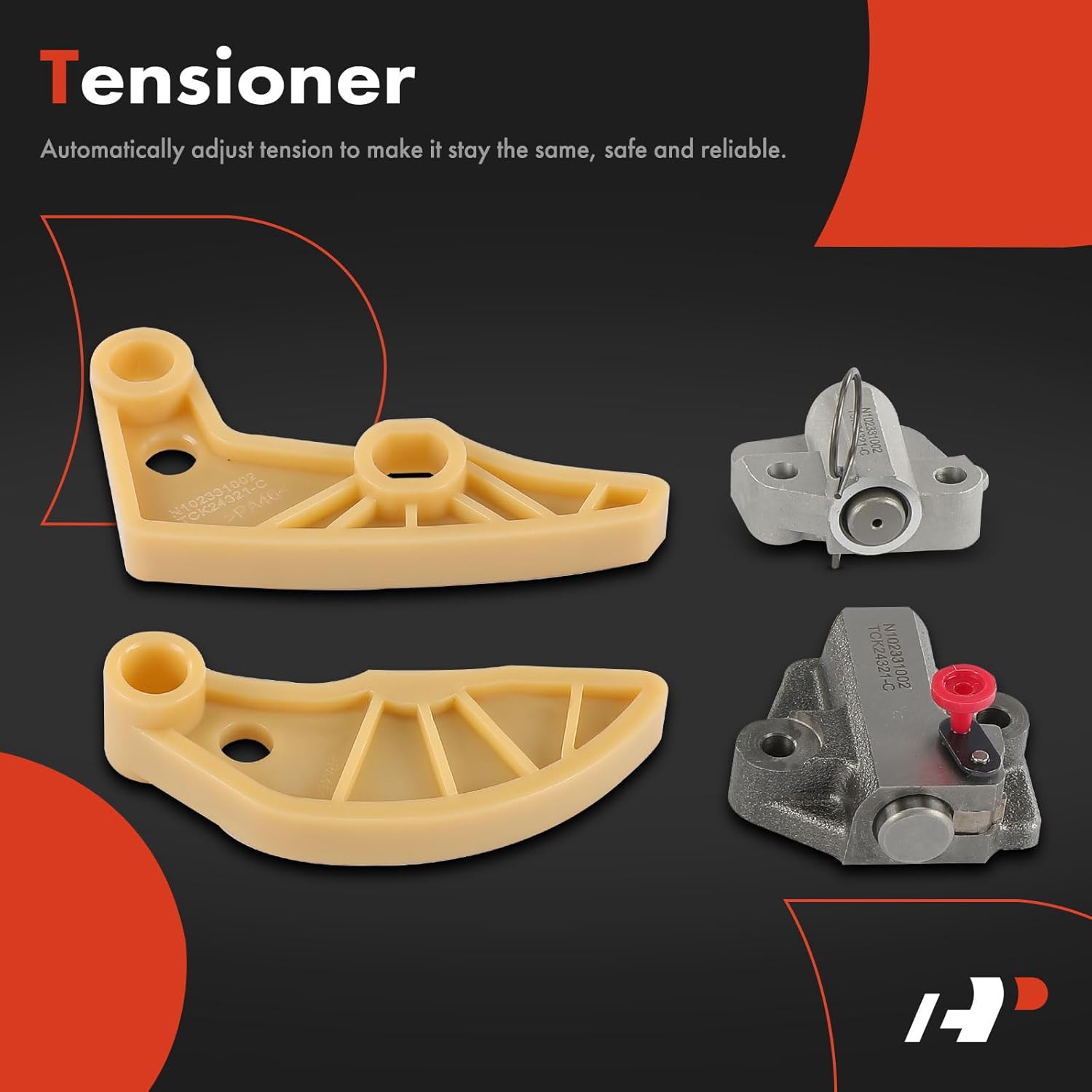 A-Premium 12x Engine Timing Chain Kit W/Sprocket & Tensioner & Guide Compatible with Kia Optima 2014-2015, Sorento 2012-2015, Sportage 2011-2016 - DOHC L4 2.0L 2.4L - Replace# 231212G590, 244202G101