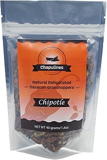 Chapulines - Edible Dehydrated Grasshoppers from Oaxaca, Mexico for Side Dishes, Exotic Snacks and Authentic Mexican Cooki...