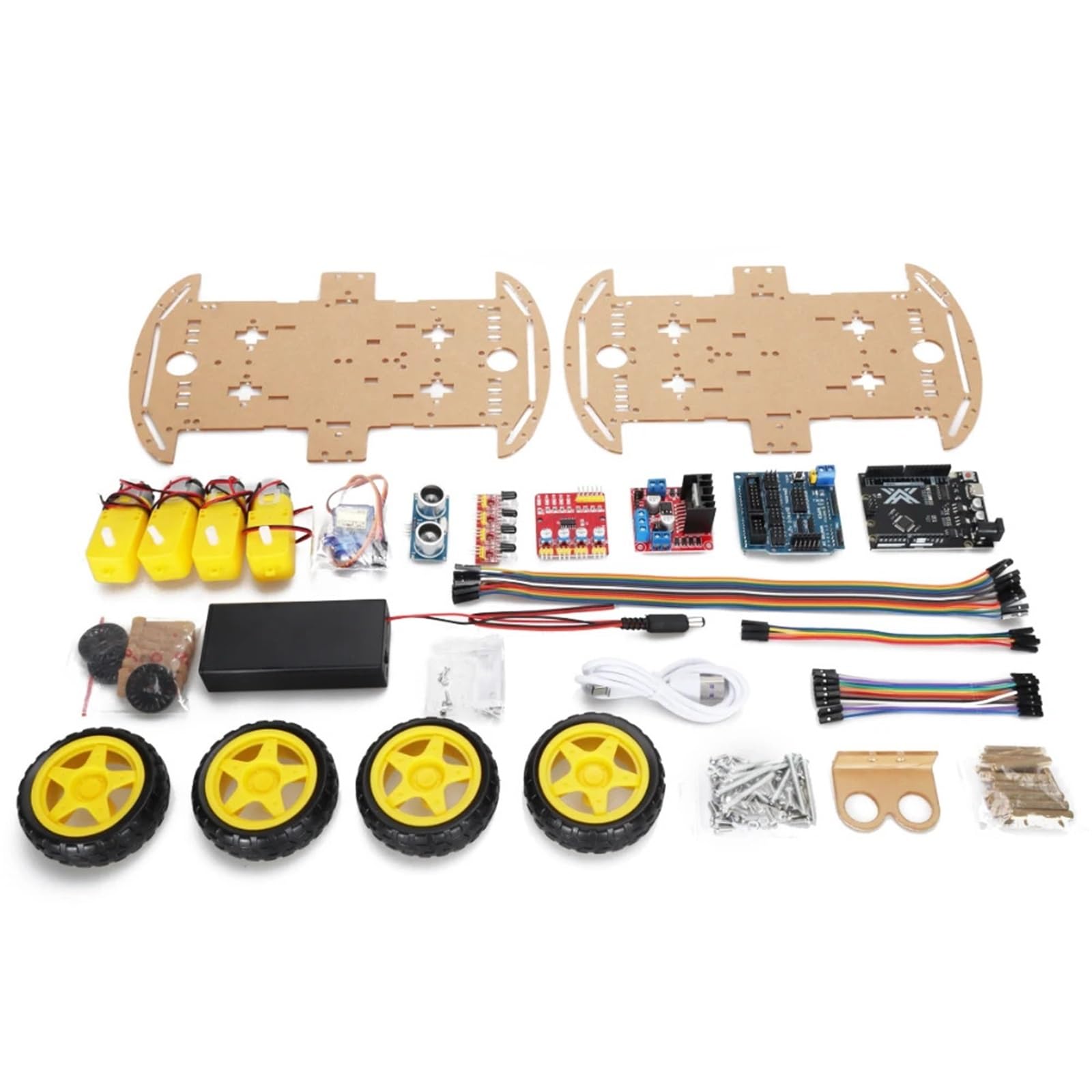 Kit robotico intelligente for progetto di apprendimento della programmazione Arduino Starter kit for auto robot for kit educativo for principianti + robot di codifica