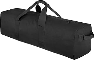 Vorspack Duffle Bag for Travel - 120L Extra Large Duffel Bag for Men Foldable Camping Bags for Weekender Gear Storage Overnight Tent Sports Moving - Black