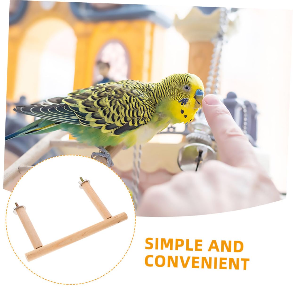 HANABASS 6pièces Perchoir Naturel pour Oiseaux Support De pour Oiseaux De Cage pour Cockatiels Et Petits