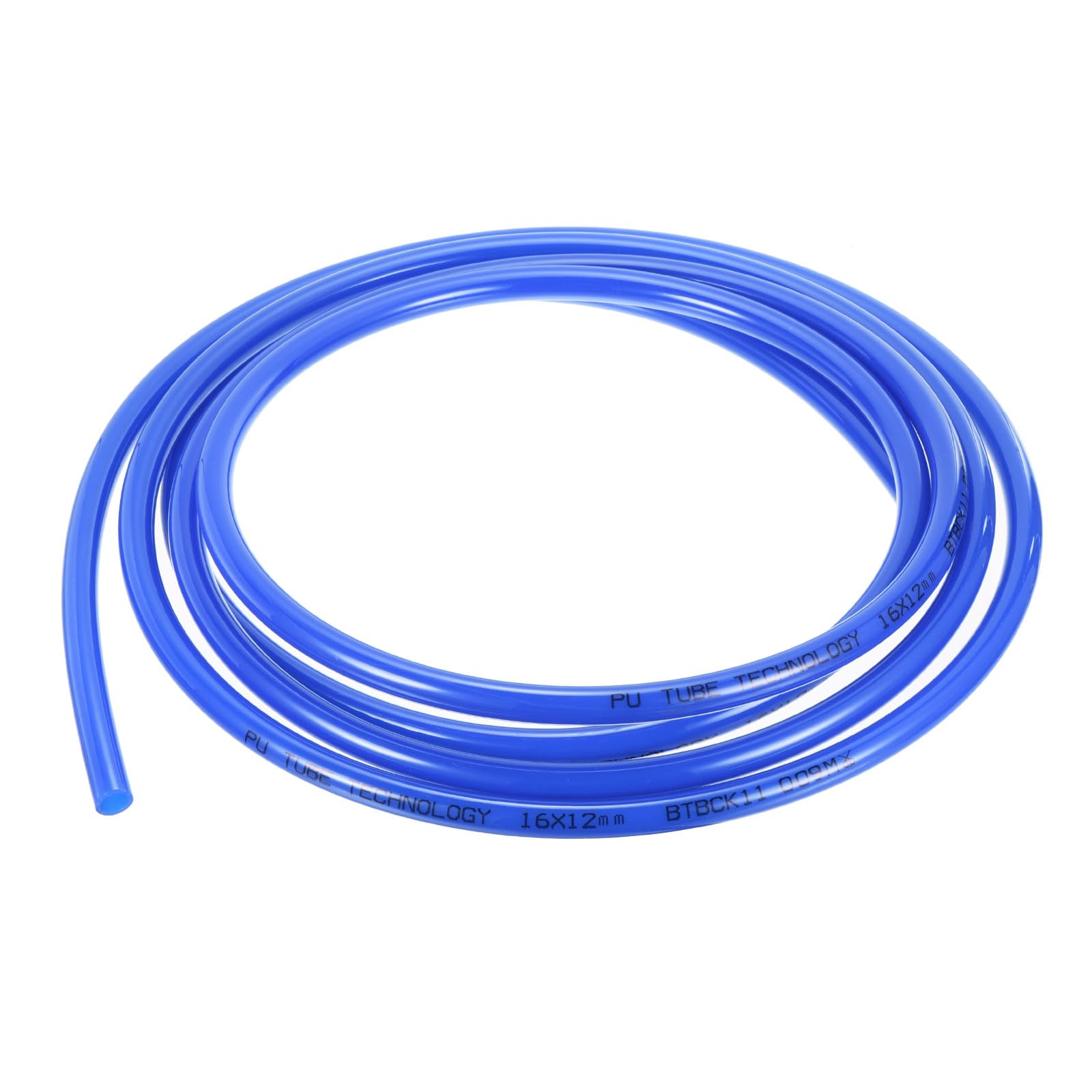 Rebower PU Air Tubing Hose, 16mm x 12mm Blue, 5M, 1pcs, 16mm x 12mm x 5m
