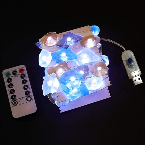 Miniatura 3 de Cadena de luces WSgift con diseño marino, para uso en interiores y exteriores