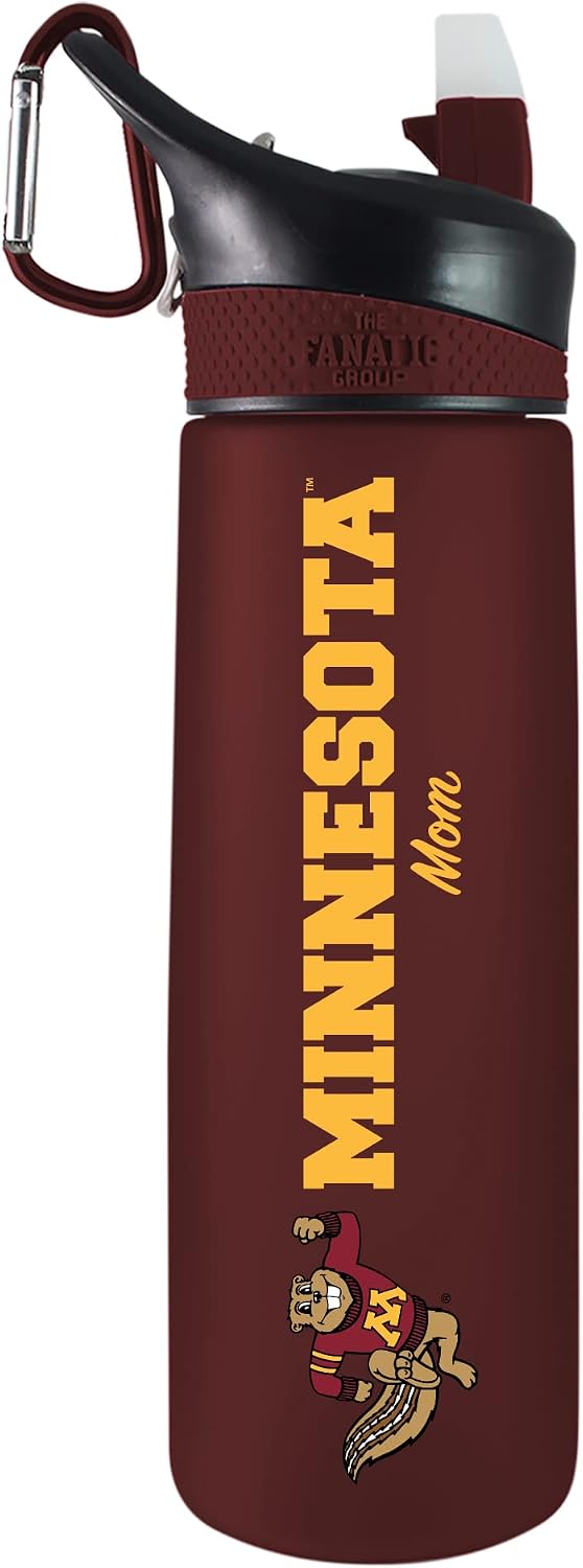 The Fanatic Group Personalized University of Minnesota Mom 24 oz Frosted Sport Bottle - Burgundy