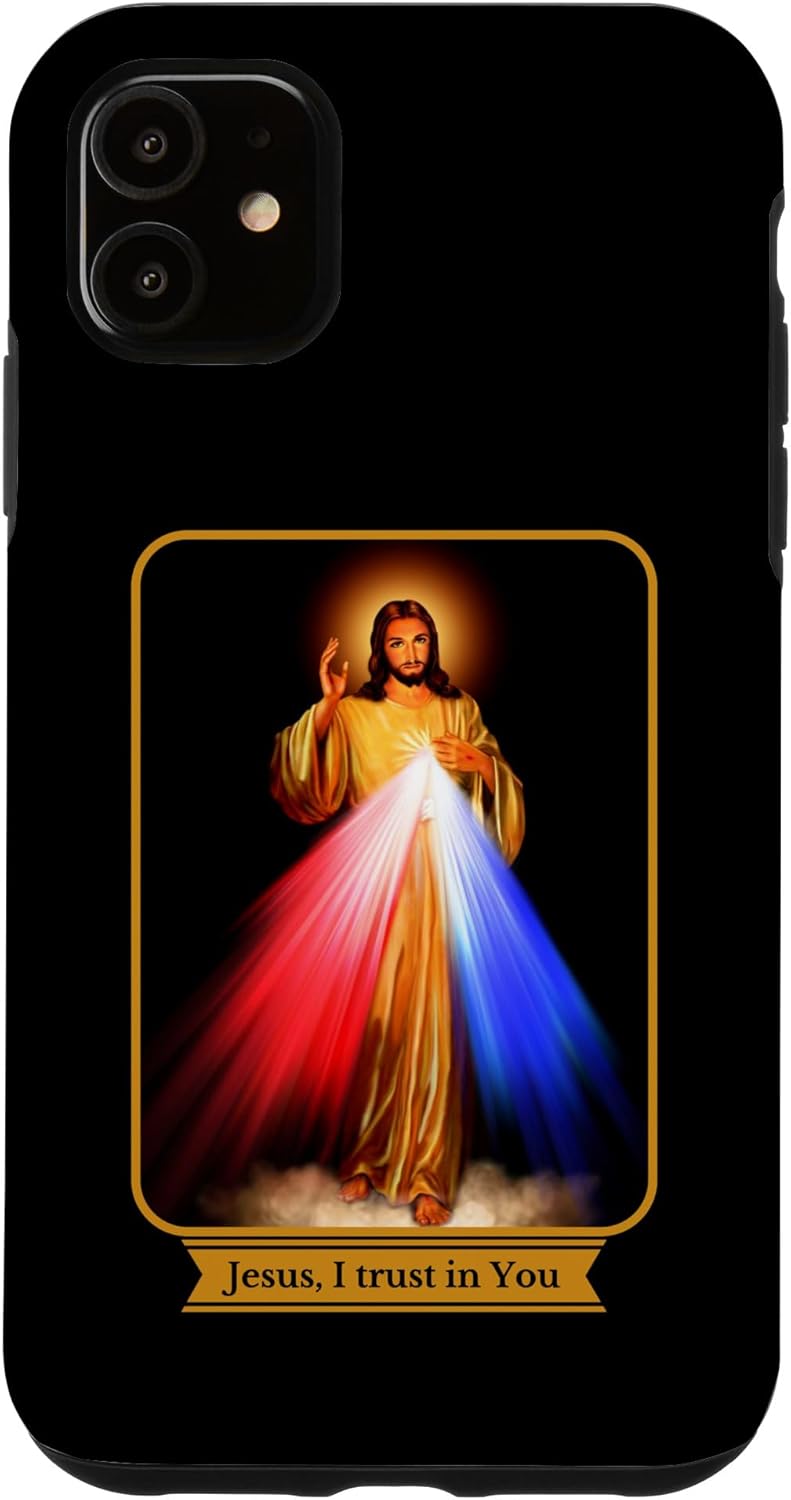 Divine Mercy Jesus I Trust In You Catholic Case for iPhone 13