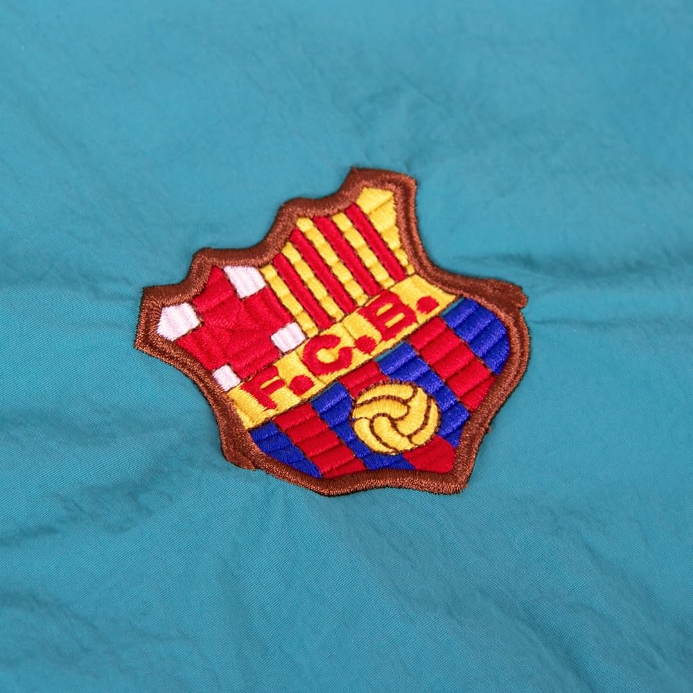 Copa - Chaqueta de entrenamiento - Fútbol - Hombre - Barcelona - Retro - Verde - 100% nailon