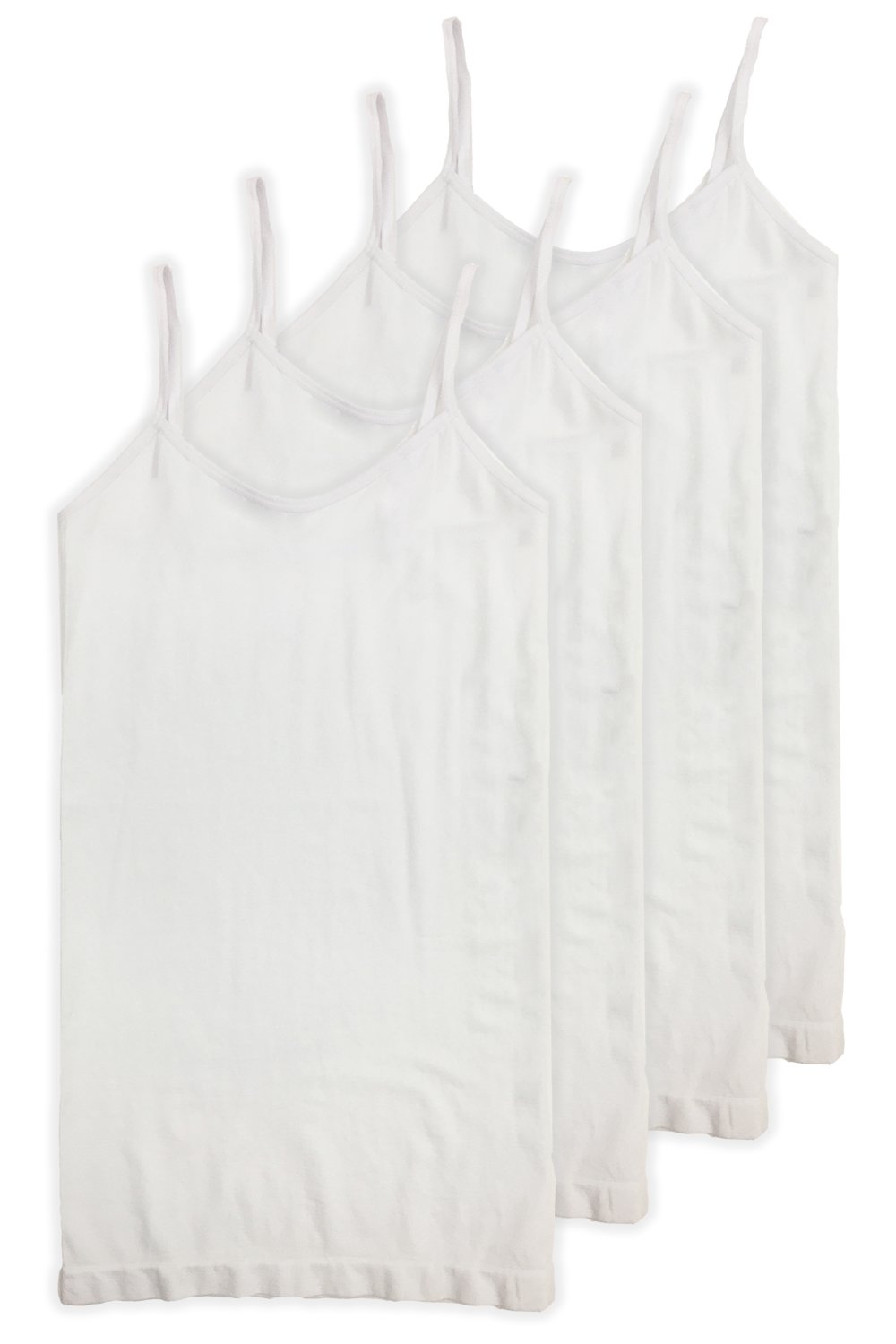 HL California Camisole 4 Way Stretch Seamless Basic Layering Top Pack of 4 *Ships from USA*