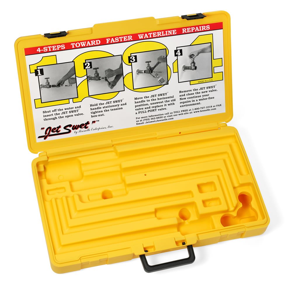 Jet Swet 7000 heavy duty PVC carying case. Holds 1/2" to 2" Jet Swets