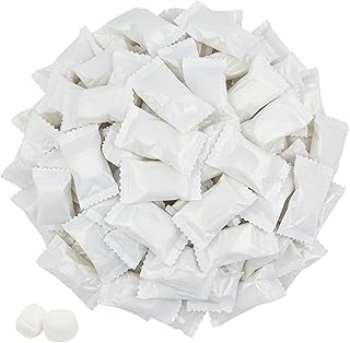 220ct Buttermints – Butter Mints Individually Wrapped Bulk Candy for Weddings, Parties, and Events – Soft Melt Away Mints in Assorted Colors (White)
