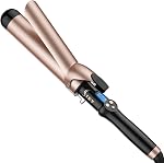 2 Inch Extra Long Barrel Curling Iron for Long Hair, Large Barrel Curling Wand Ceramic Tourmaline Dual Voltage