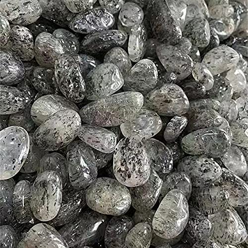 Polierte Rohkristalle, Edelsteinkristall, schwarzer Turmalin, Trommelsteine ​​für Heimdekoration, 200 g, 17–22 mm Voller Textur