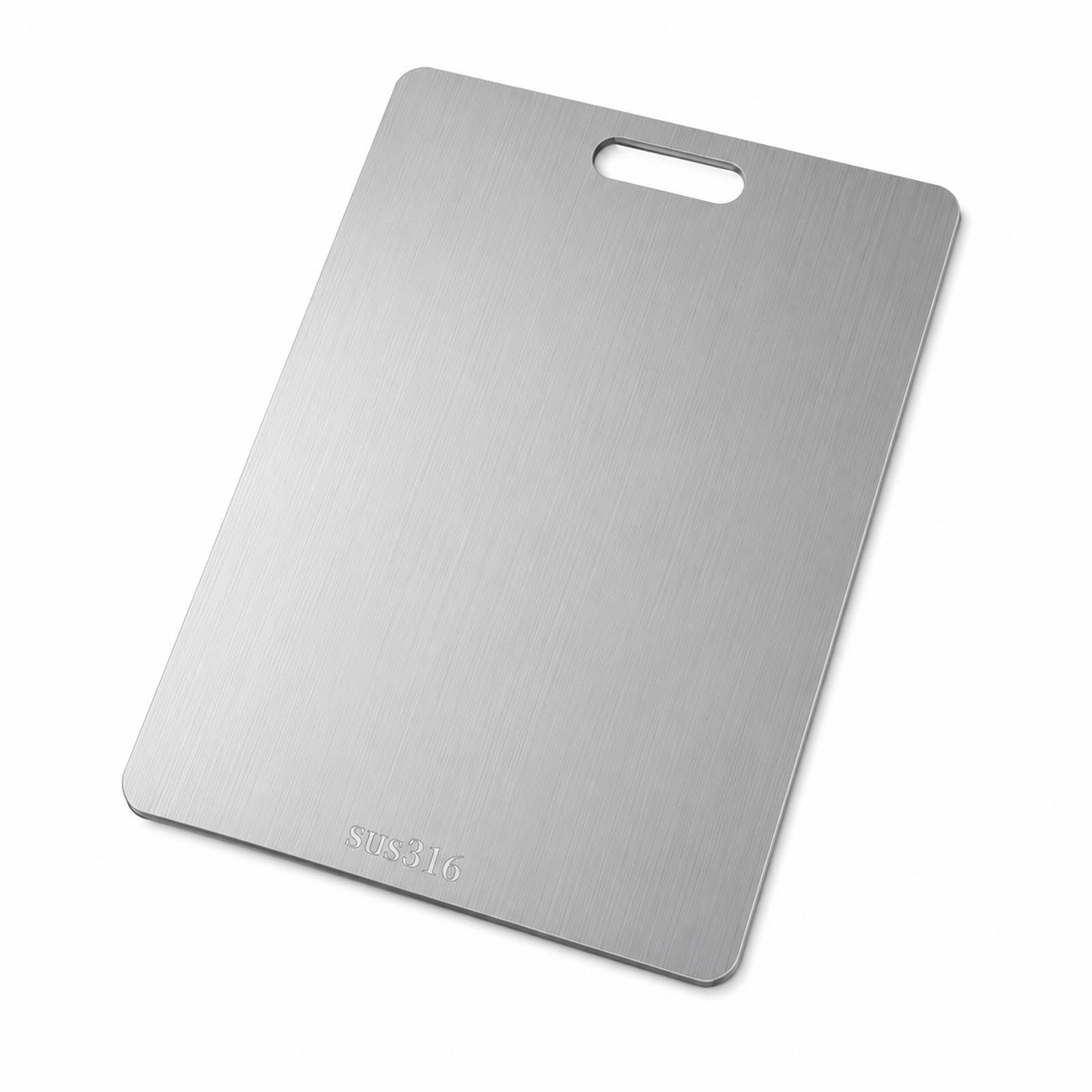 Tabla de Cortar de Acero Inoxidable 316 con Asa