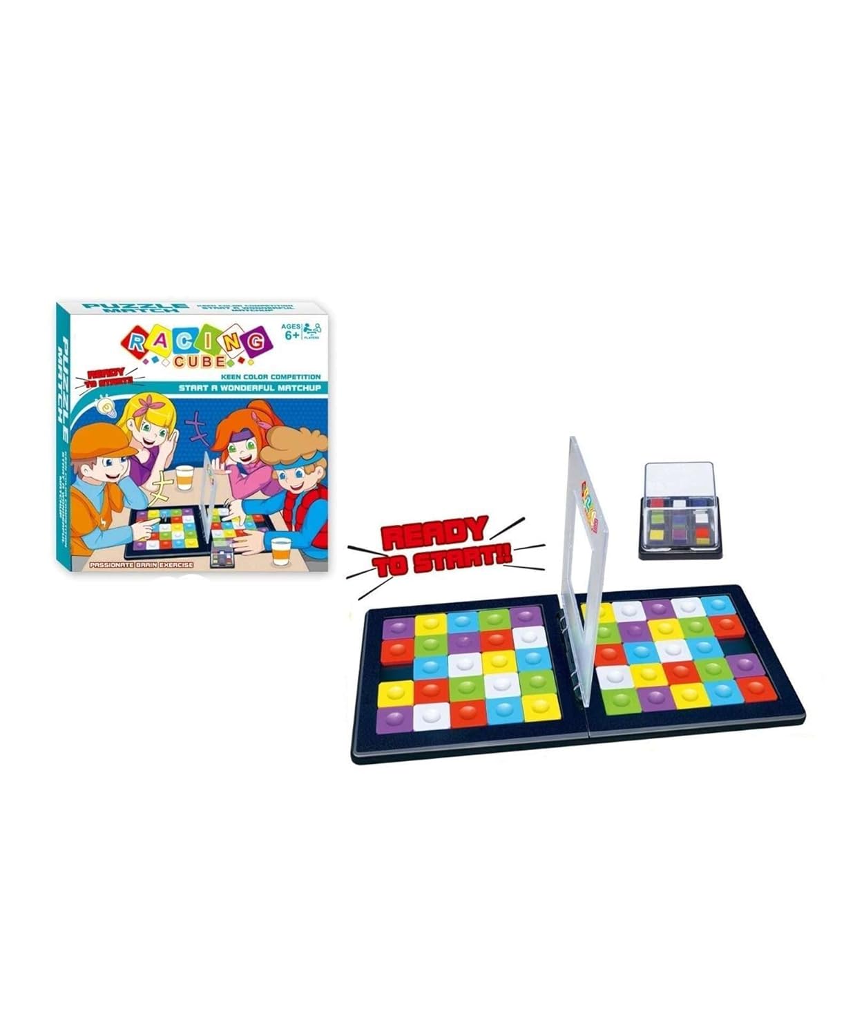 Buy NVF Cube Racing Puzzle Cube Board Game Multicolor Online at Low