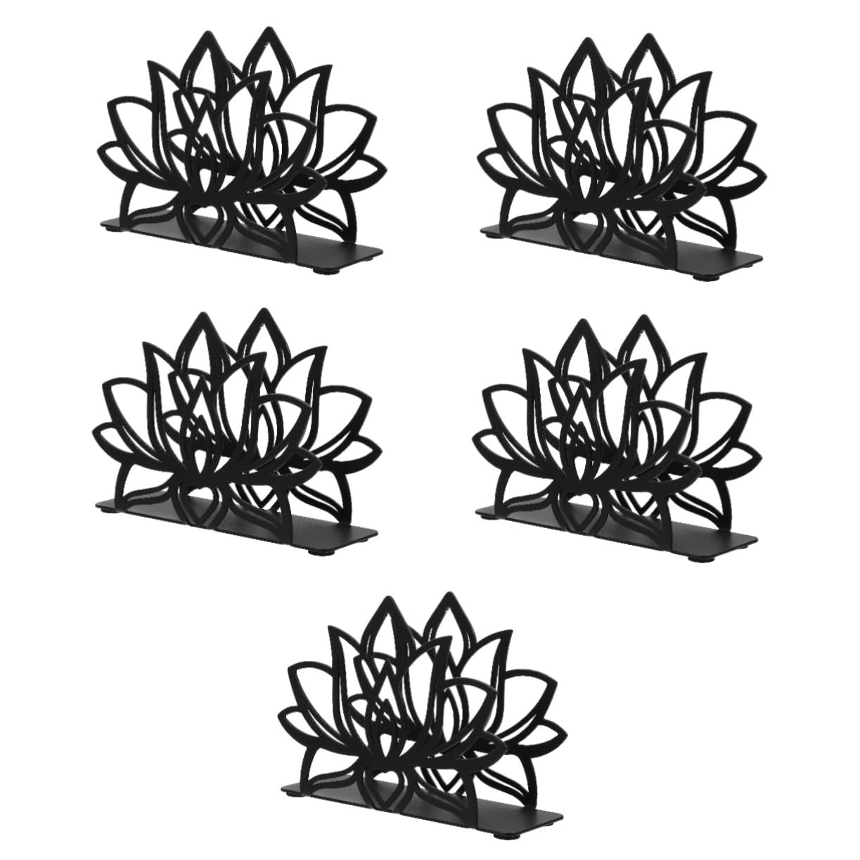 Cabilock Dispensador De Servilletas Resistente De 5 Piezas Soporte Independiente Para Servilletas De Mesa Para El Hogar Y El Restaurante.