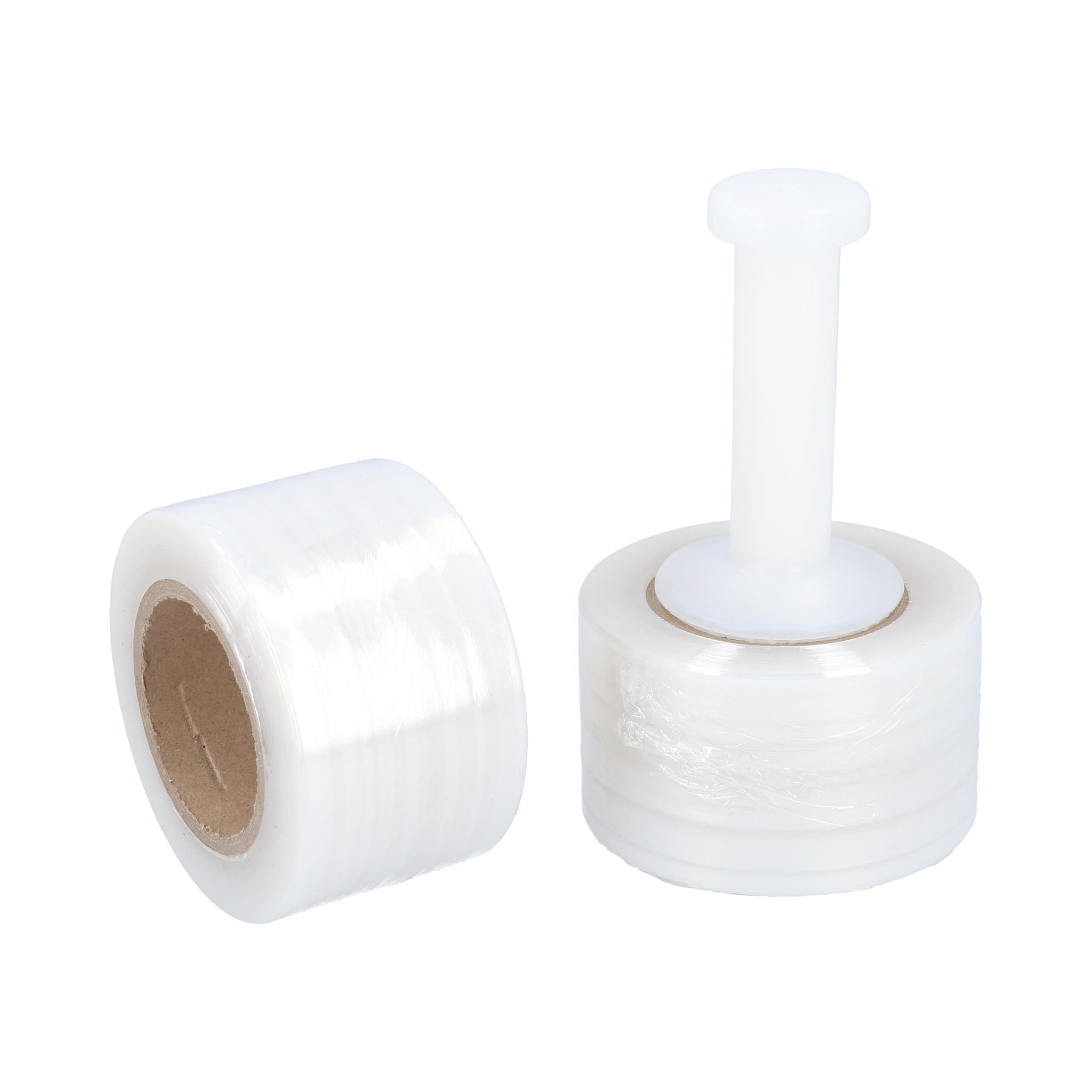 PSBM Mini-Stretchfolie mit Kunststoffgriff, Industriestärke, 7,6 cm x 300 m, 18 Rollen