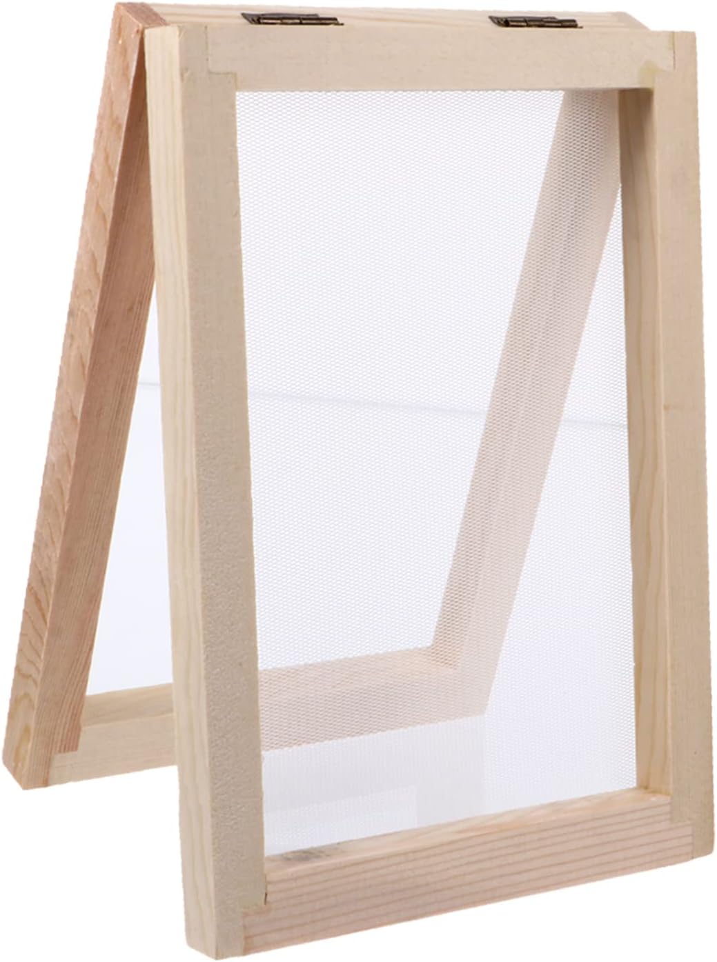 Wooden Double Paper Frame for DIY Craft Papermaking Mould Screen Printing Style