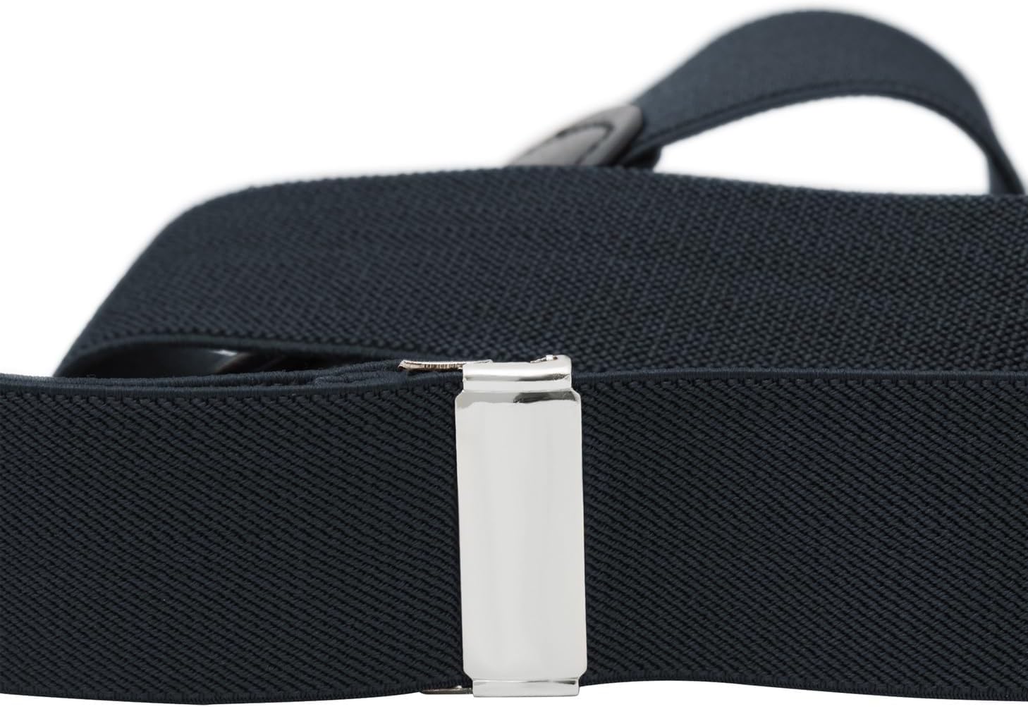 Buyless Fashion Butten End Suspenders for Men - 48" Adjustable Straps 1 1/4" - Y Shape - Image 4