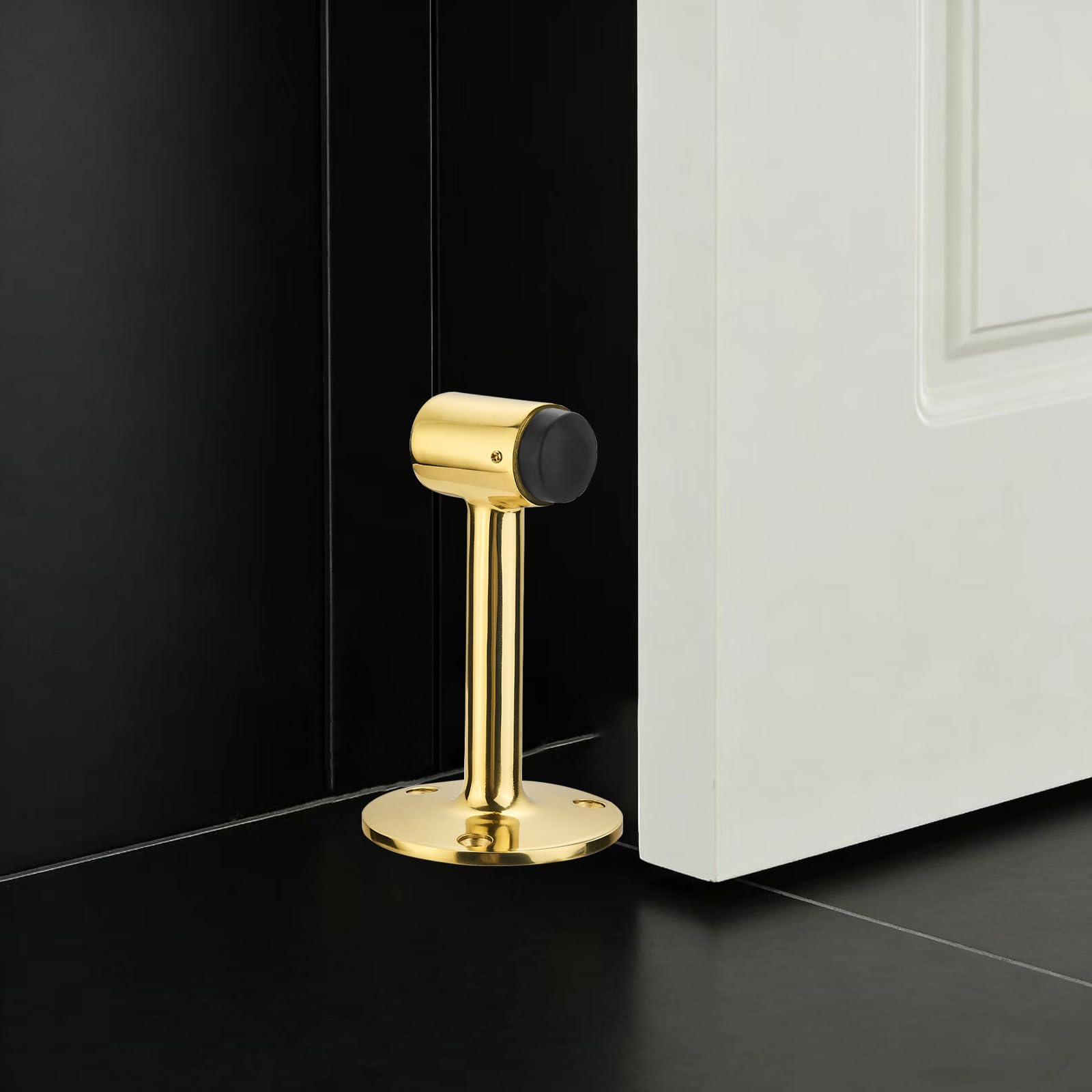 Polished Gold Door Stop - MD, Zinc Alloy — KHTUMEWARE