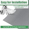 Forestchill Stainless Steel Gutter Guard, Universal Fit 5, 4 Gutters, Micro Mesh Leaves Filter Screen, Easy Installation Gutter Covers 48 Ft, Grey