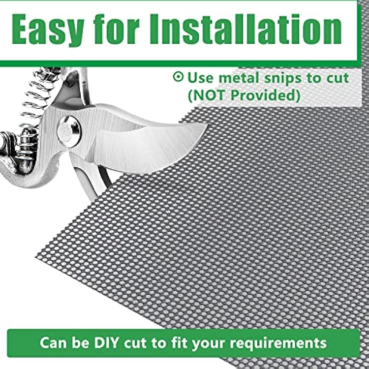 Forestchill Stainless Steel Gutter Guard, Universal Fit 5, 4 Gutters, Micro Mesh Leaves Filter Screen, Easy Installation Gutter Covers 48 Ft, Grey