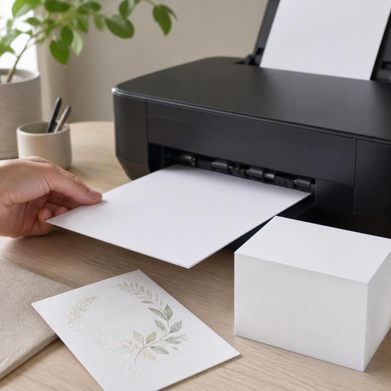 Papier Cartonné Aquarelle Texturé, Demi-feuille 10 feuilles