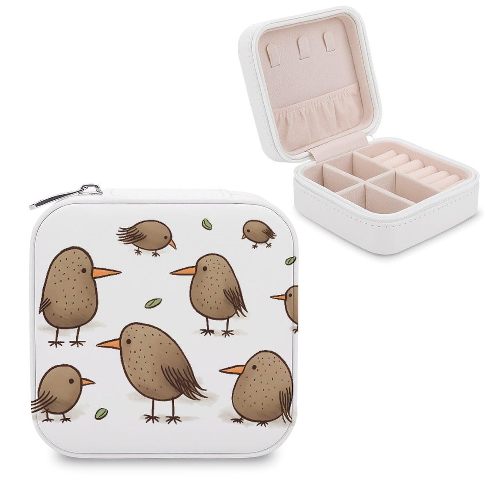 Boîte de rangement pour bijoux de voyage : vos vacances avec Kiwi Birds