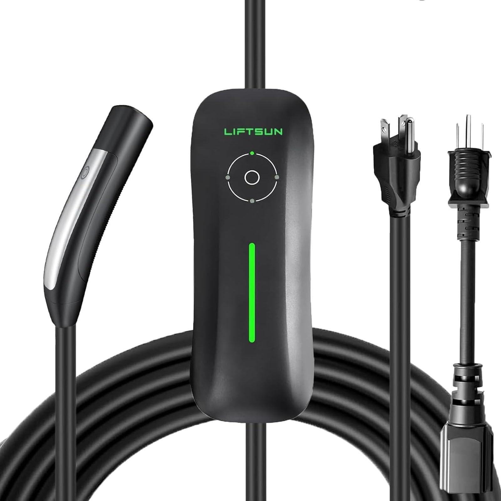 Level 1+2 Tesla Charger,110V to 240V, 16 Amp, NEMA 6-20 Plug and 5