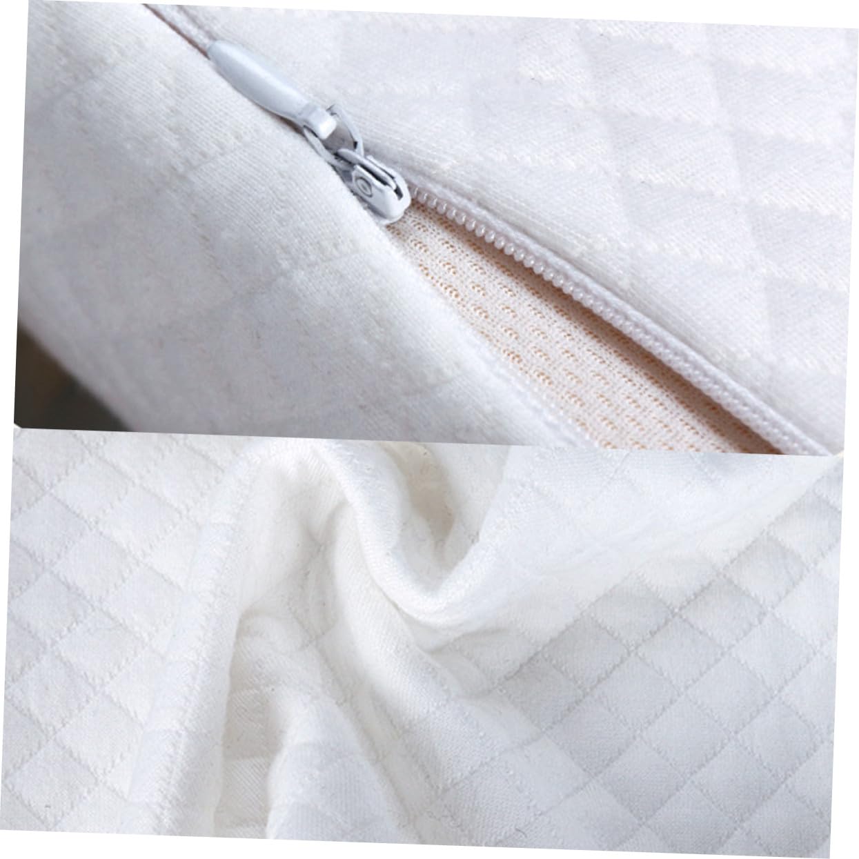 Almohada de Memoria Rodillas, Semicircular, Poliuretano Blanco