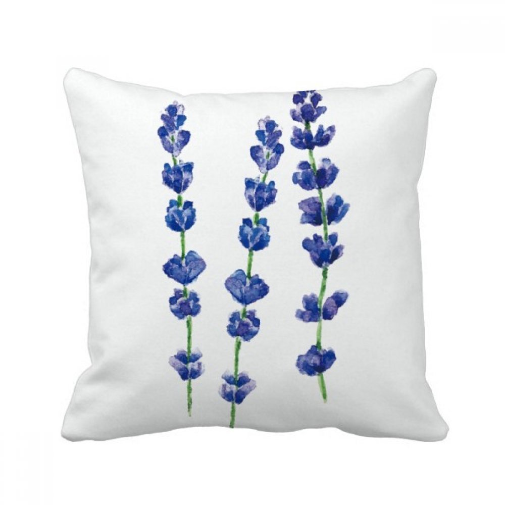 Coussin bleu lavande haut de gamme 40x40 cm oreiller de décoration canapé