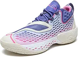 Tênis de basquete masculino, tênis da moda, respirável, antiderrapante, durável, para quadras internas e externas